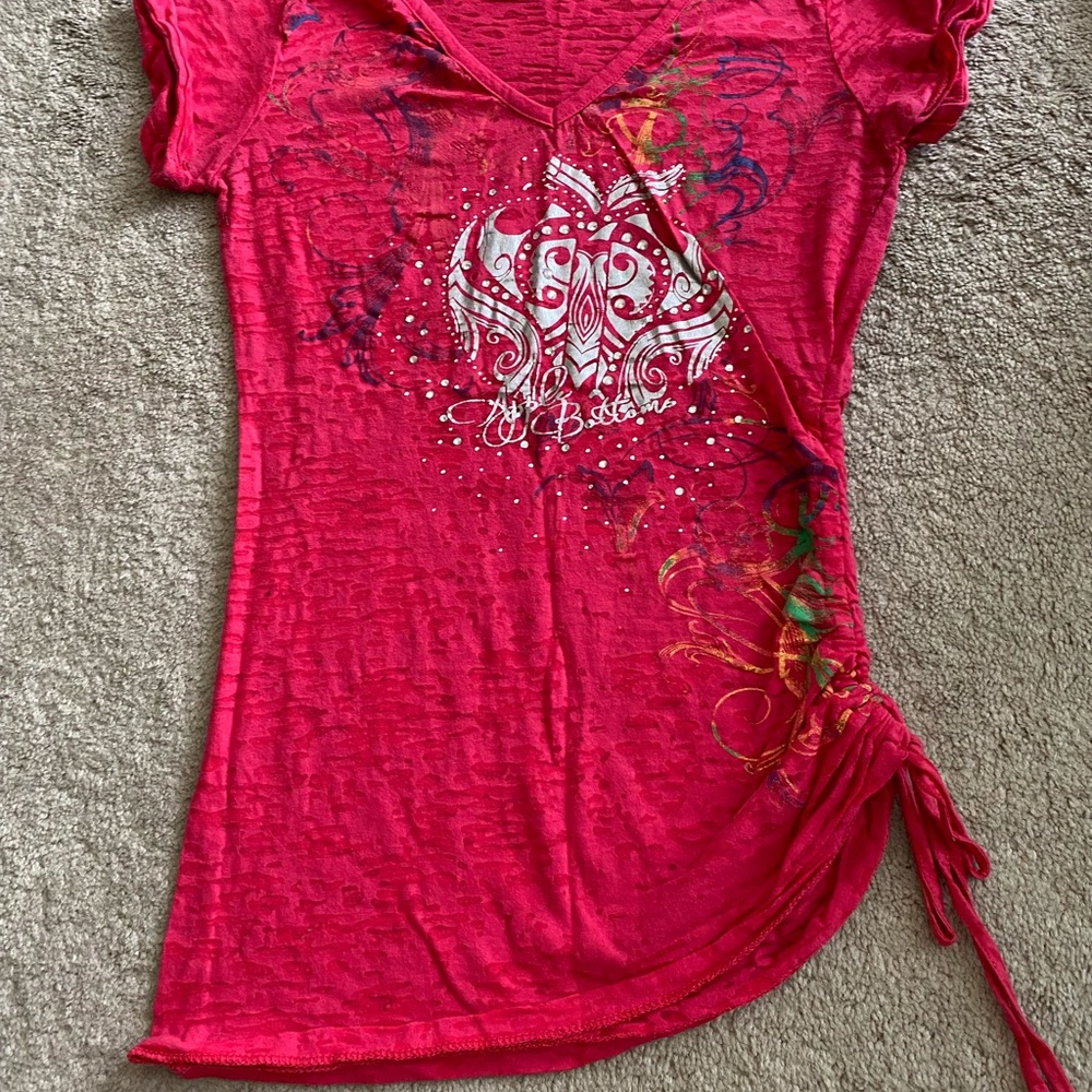 Apple Bottoms Pink light tshirt size L